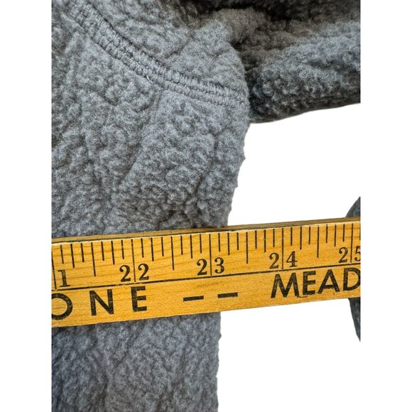 Lands End Mens Full-Zip Textured Fleece Jacket Size Large Gray - Picture 8 of 13